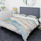 Abstract Drift v2 - Glam Duvet Cover Set