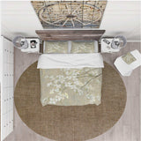 Dogwood in Spring Neutral - Cottage Duvet Cover Set