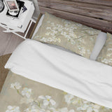 Dogwood in Spring Neutral - Cottage Duvet Cover Set