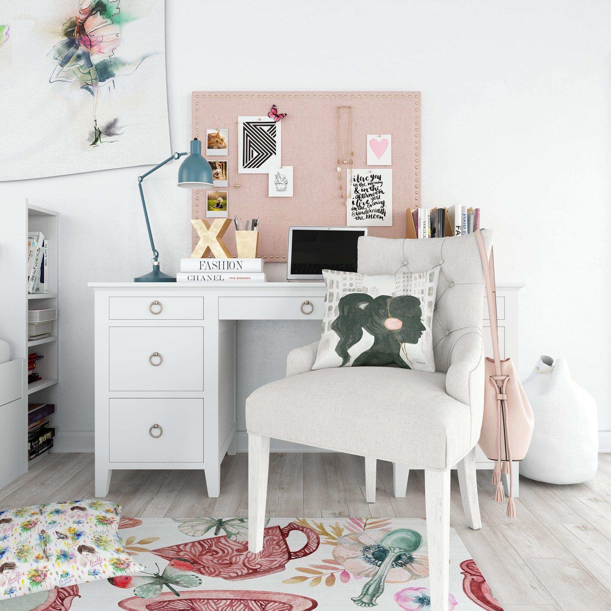 Glam Pink Ladies III - Teenage Duvet Cover Set