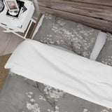 White Cherry Blossoms II - Farmhouse Duvet Cover Set