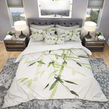 Simplist Bamboo Leaves II - Cottage Duvet Cover Set