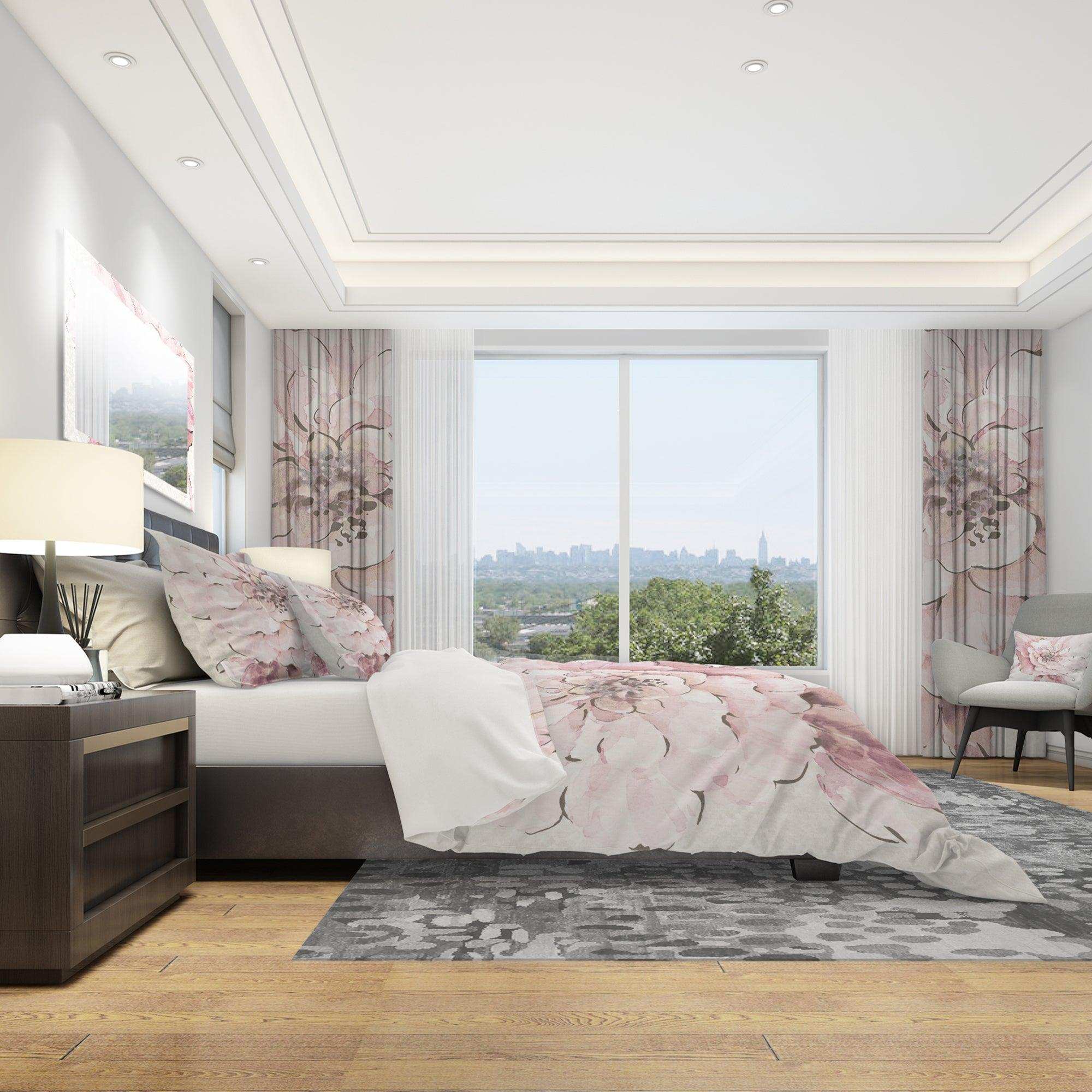 Indigold Shabby Peonies Pink - Shabby Duvet Cover Set