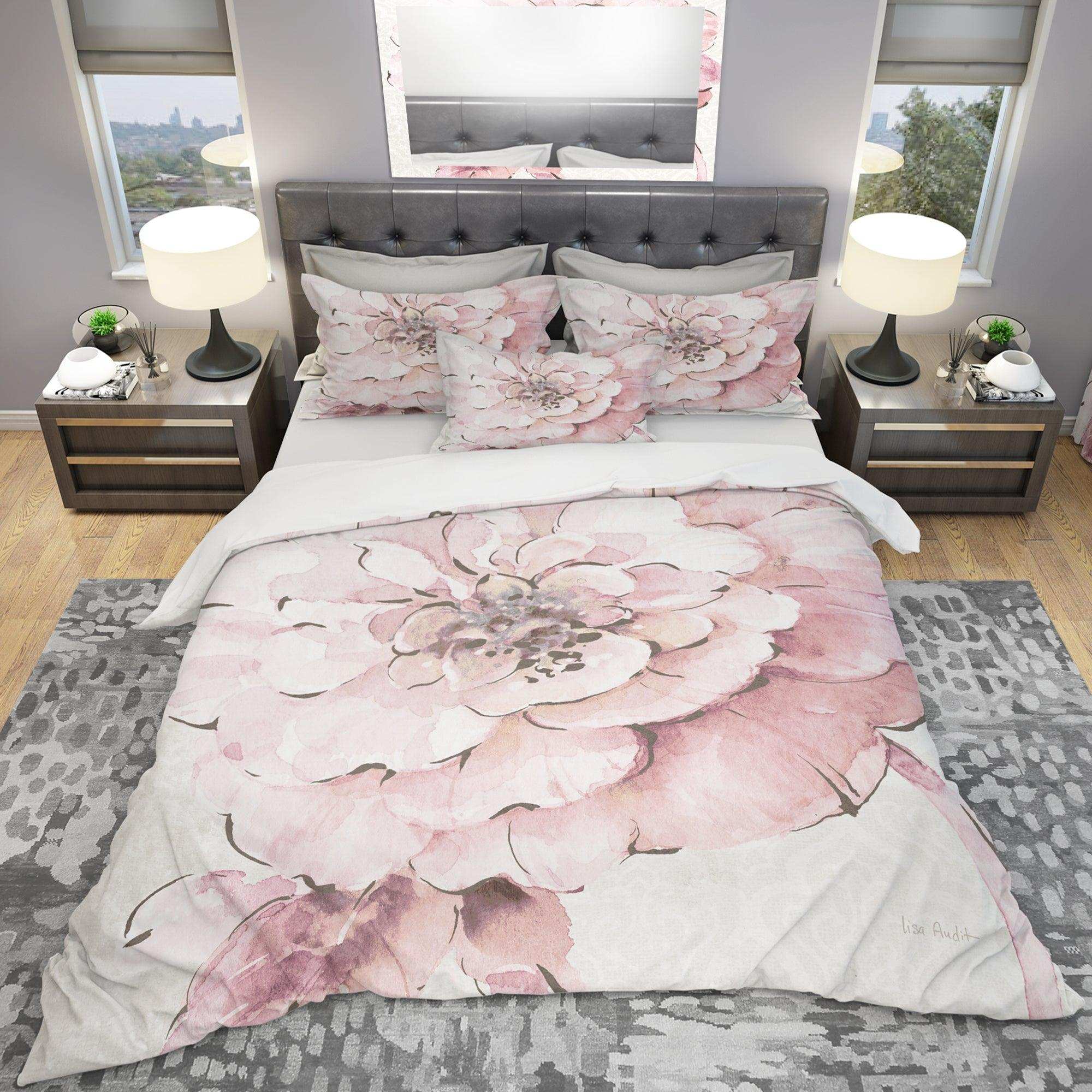 Indigold Shabby Peonies Pink - Shabby Duvet Cover Set