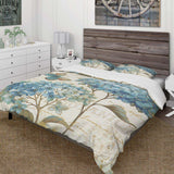 butterfly Blue Garden II - Cottage Duvet Cover Set