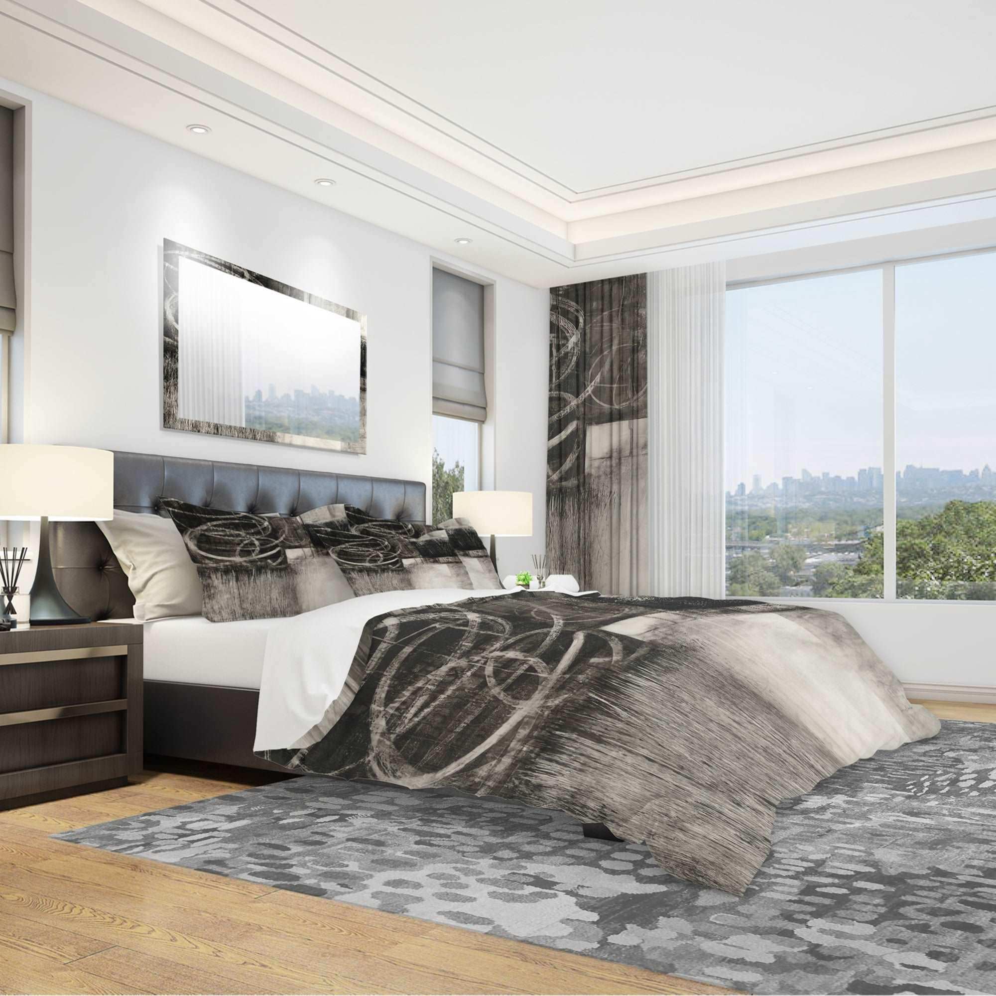 A Geometric Day I - Geometric Duvet Cover Set