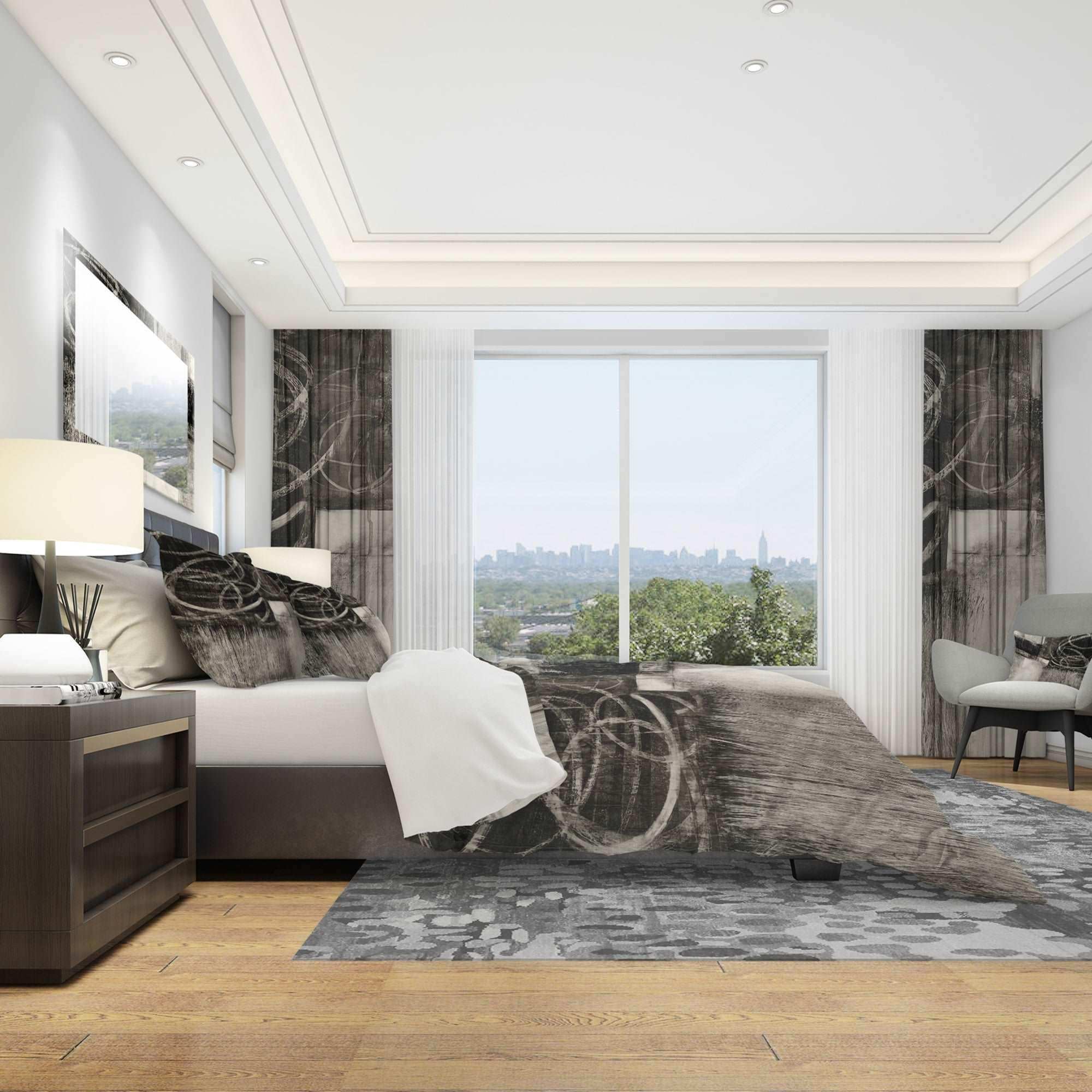 A Geometric Day I - Geometric Duvet Cover Set