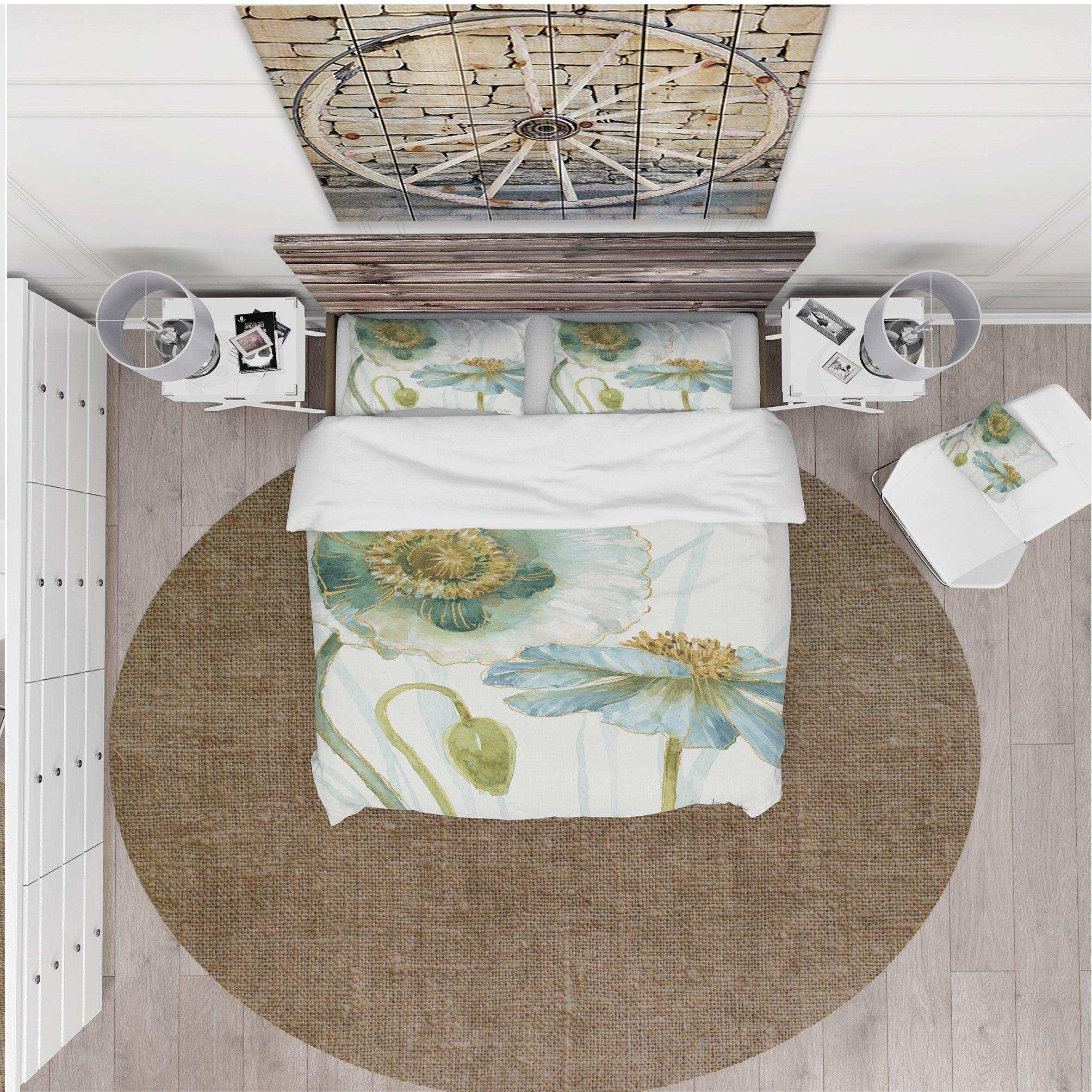 My Greenhouse Cottage Flowers II - Cottage Duvet Cover Set