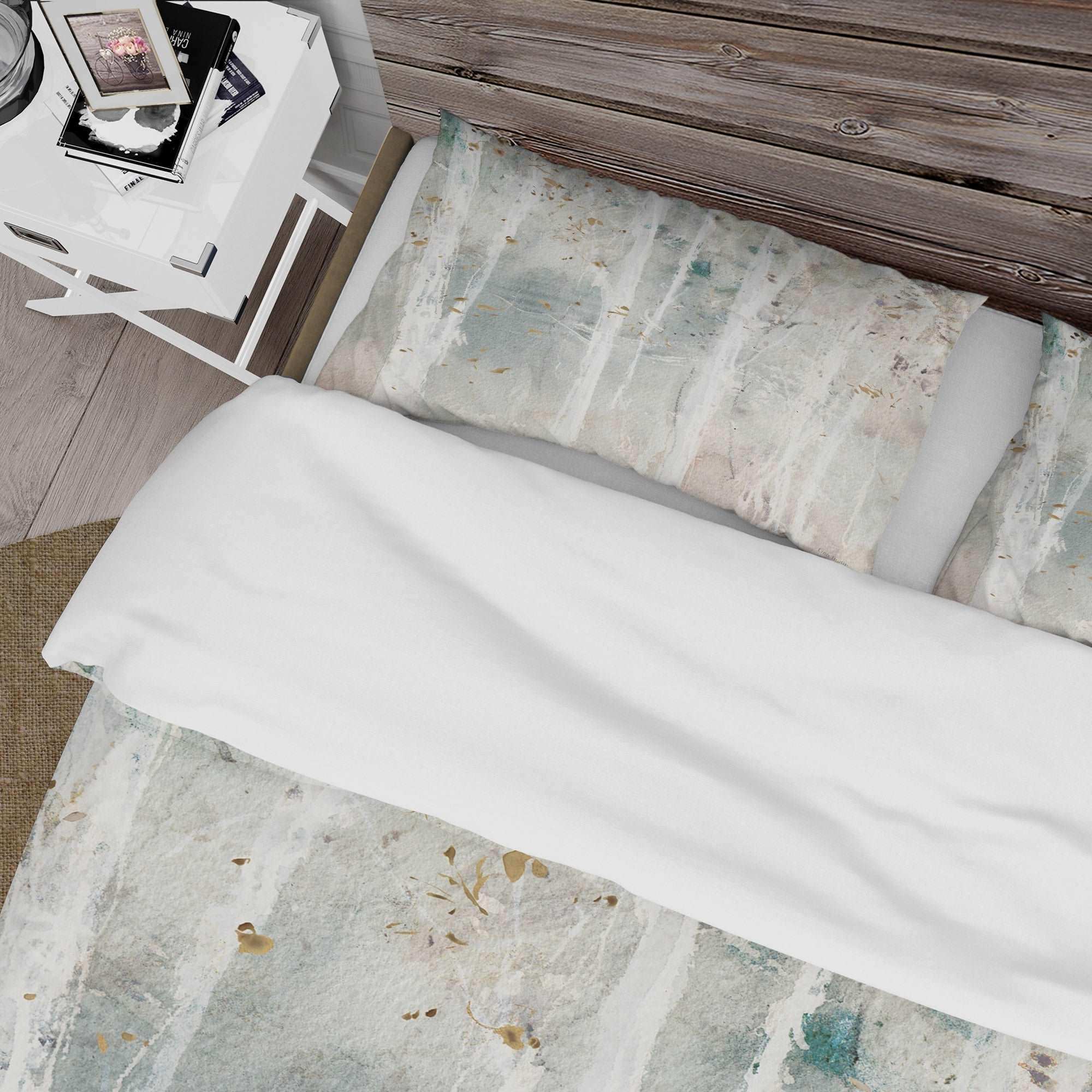 A Woodland Walk into the Forest VI - Farmhouse Duvet Cover Set