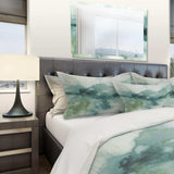 Lost into the Blue - Geometric Duvet Cover Set