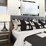 Black & White Crossing Paths II - Geometric Duvet Cover Set