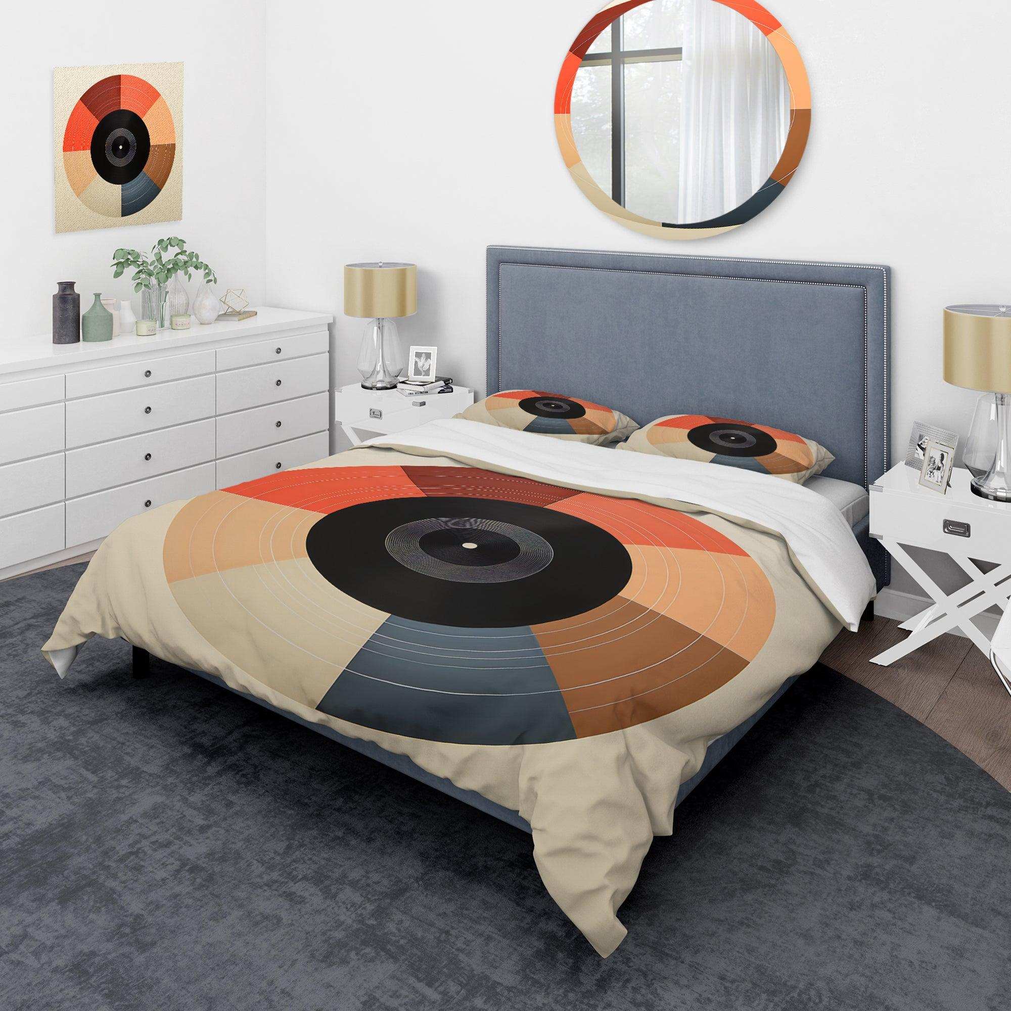 Colorful Retro Vinyl IV - Duvet Cover Set