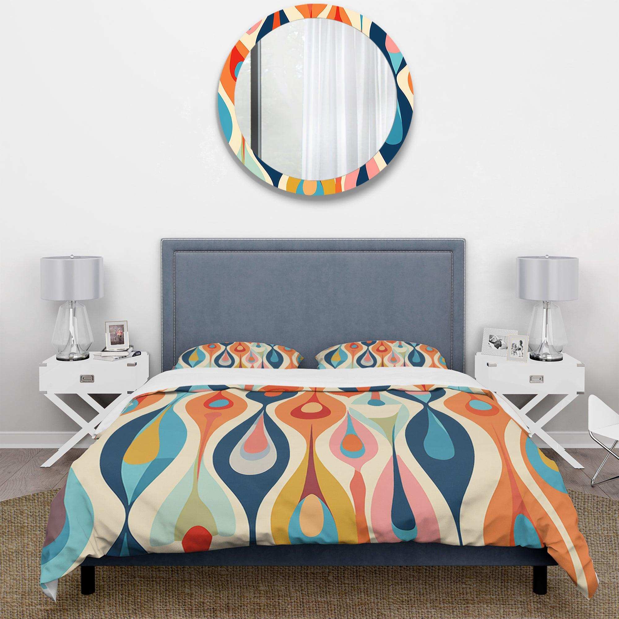 Retro Abstract Drops XI - Duvet Cover Set