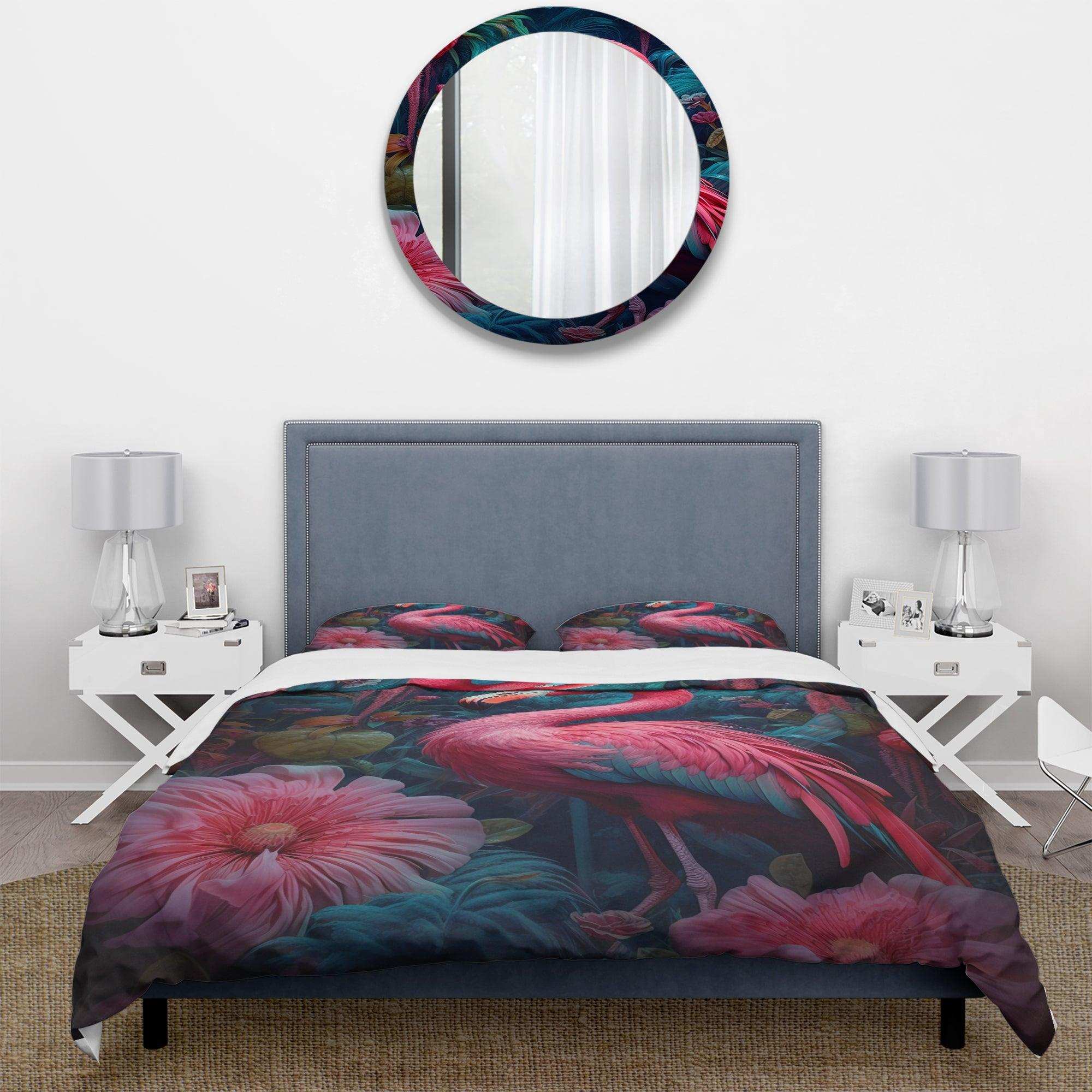 Tropical Flamingo Grace III - Duvet Cover Set