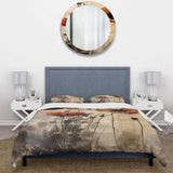 Vintage Beige Poppies II - Duvet Cover Set