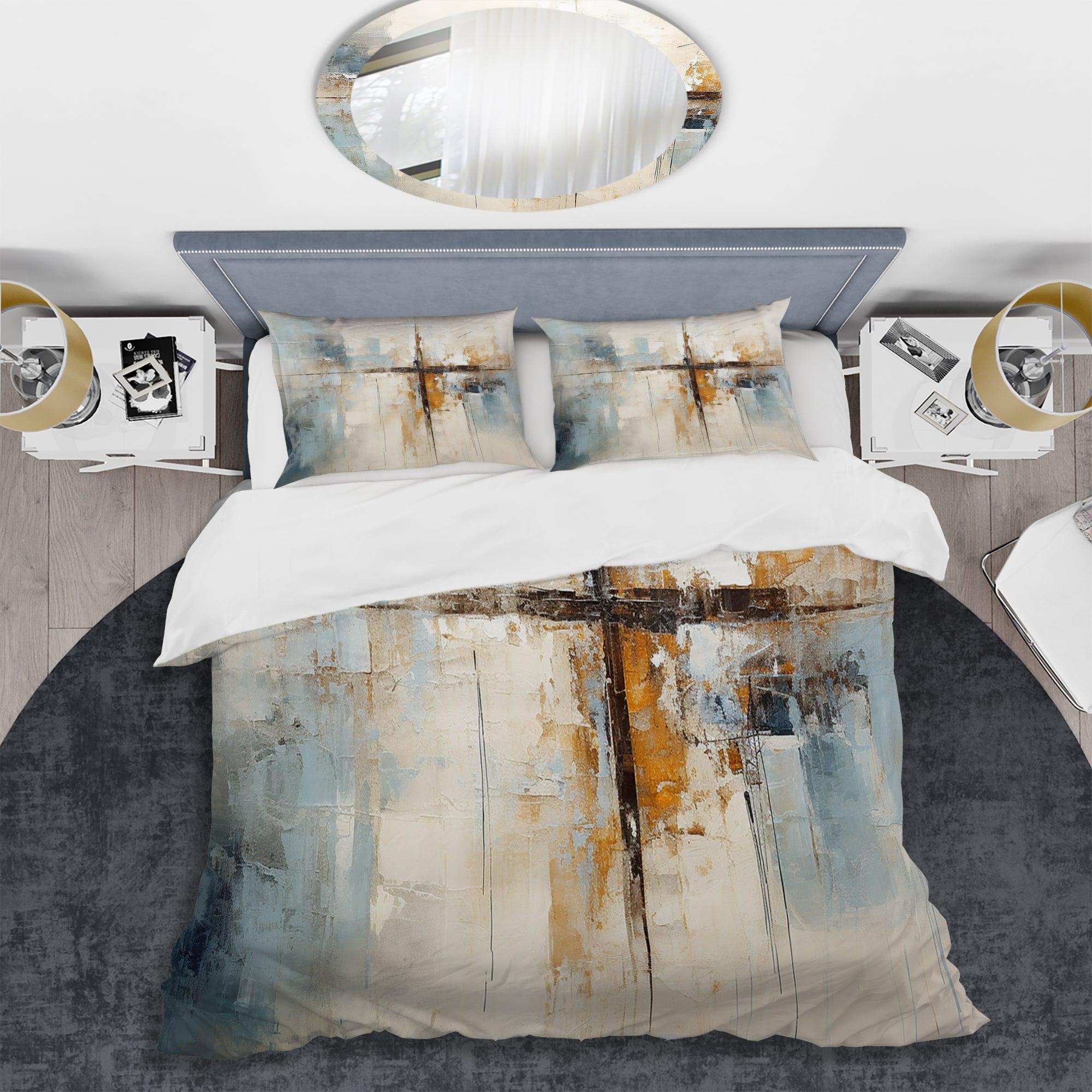 Minimalism Christianity Cross Dream I - Duvet Cover Set