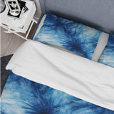 Blue And White Shibori Marble Ink - Duvet Cover Set
