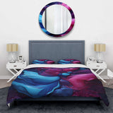 Blue and purple Seamless Marble river IV - Duvet Cover Set