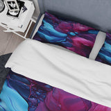 Blue and purple Seamless Marble river IV - Duvet Cover Set