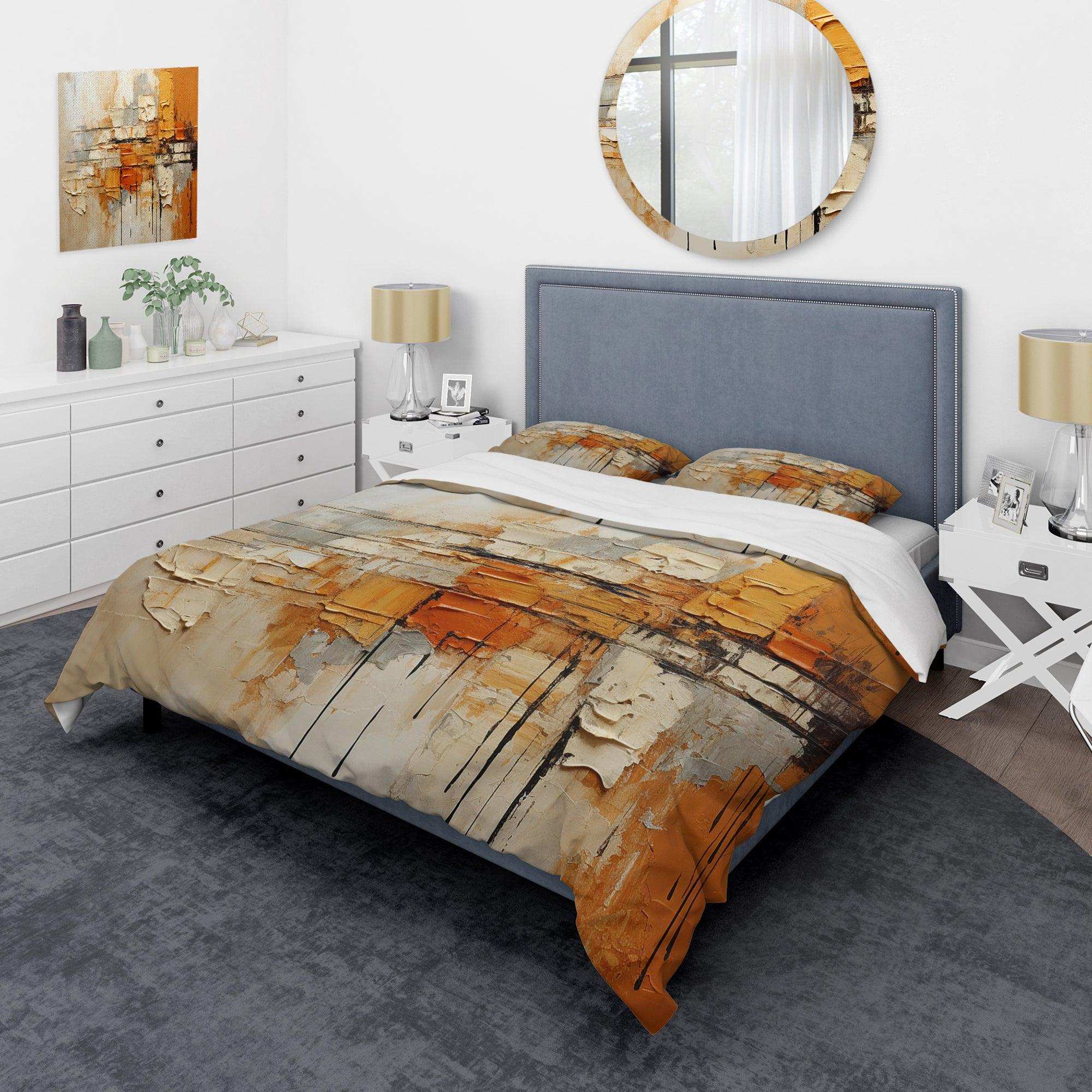 Orange Impressions III - Duvet Cover Set