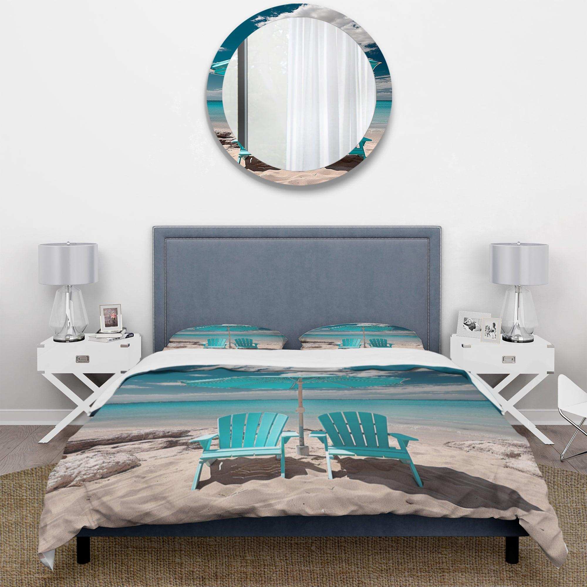 Beach Sandy Escape Chairs - Duvet Cover Set