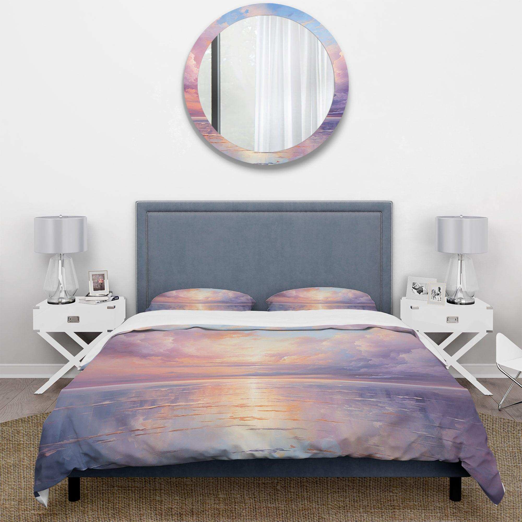 Sunset Cotton Candy Skies II - Duvet Cover Set