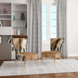 Bengal tiger eyes Modern Accent Chair