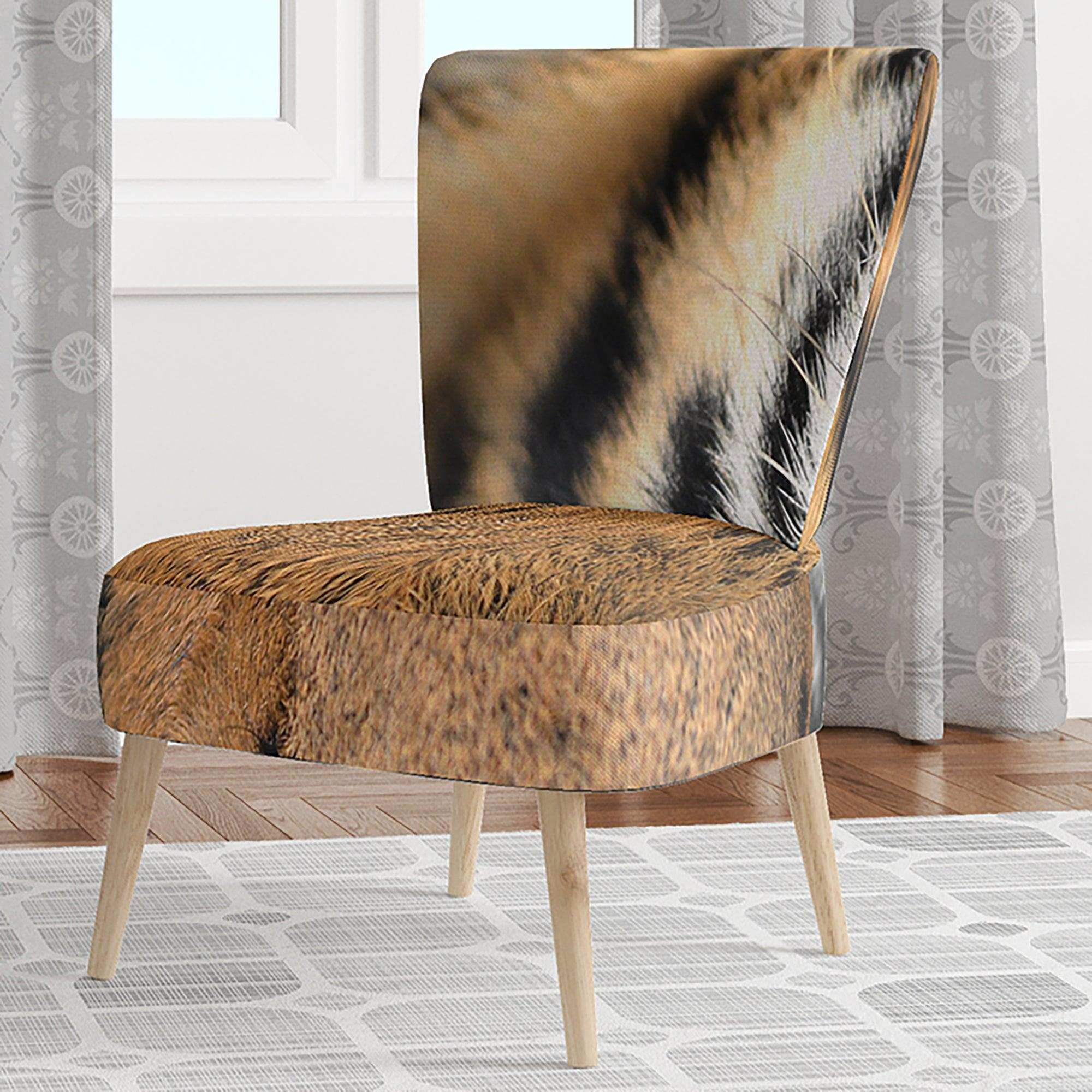 Bengal tiger eyes Modern Accent Chair