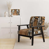 Bengal tiger eyes Modern Accent Chair
