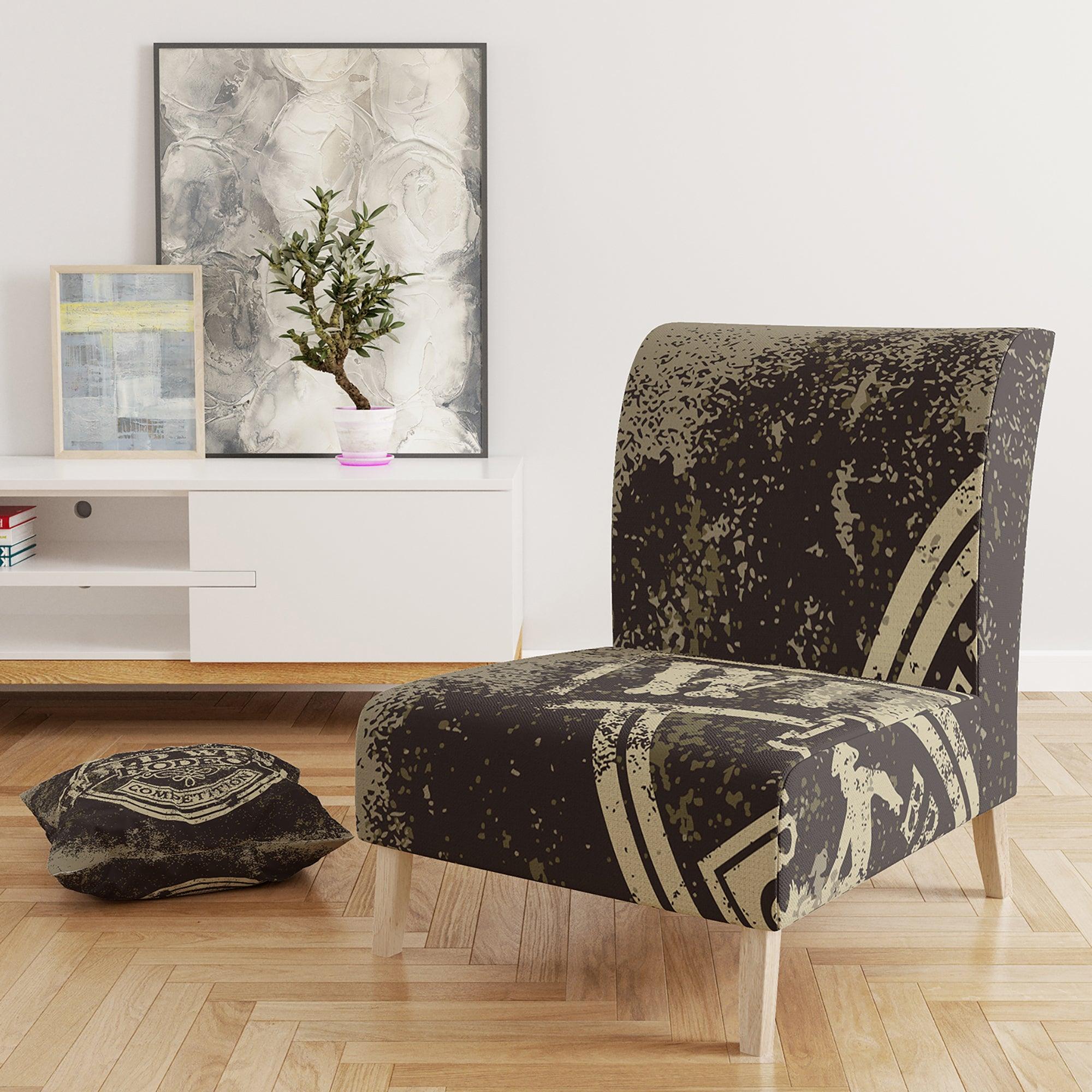 Wild west rodeo Farmhouse Contemporary Accent Chair