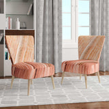 Wave Canyon Modern Accent Chair