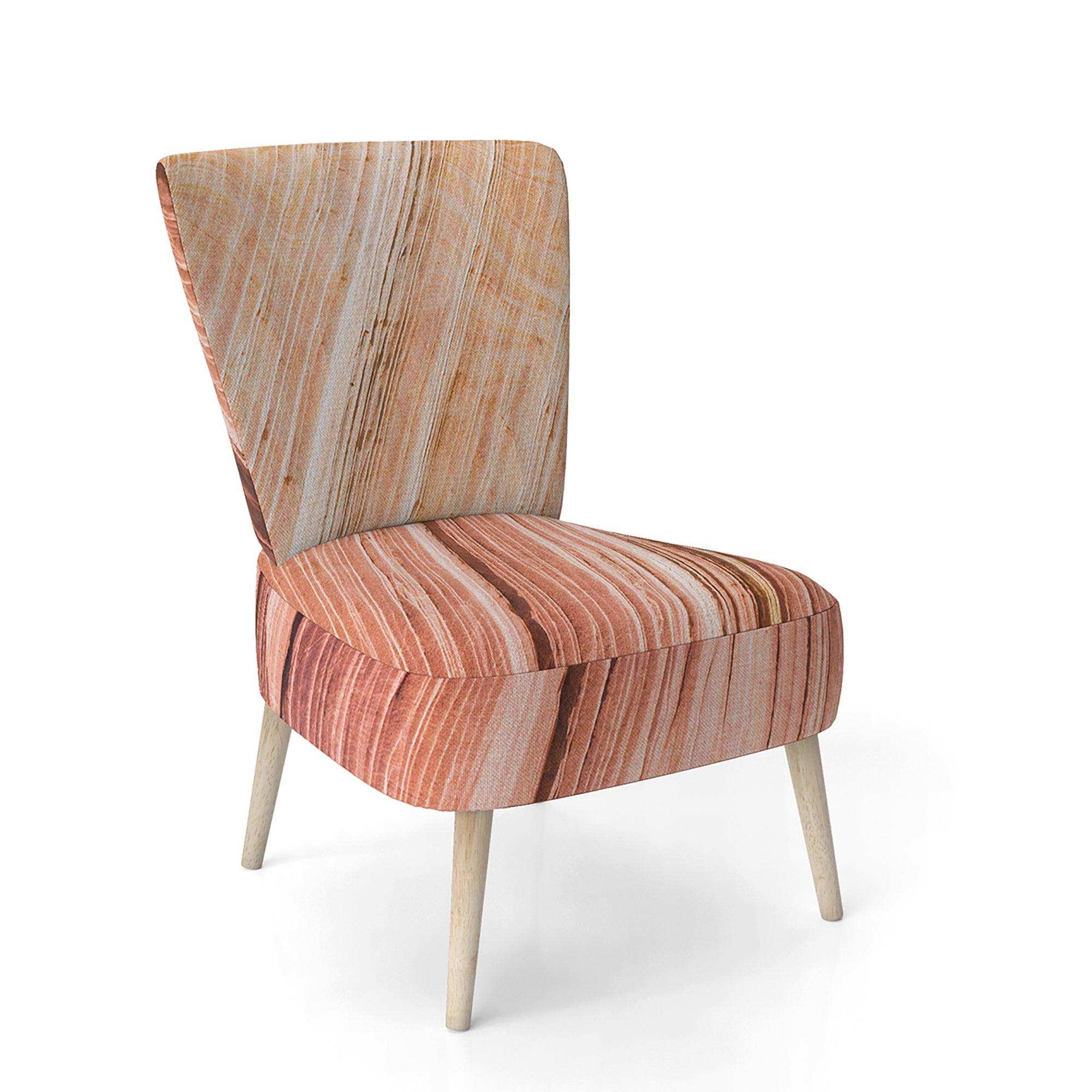 Wave Canyon Modern Accent Chair