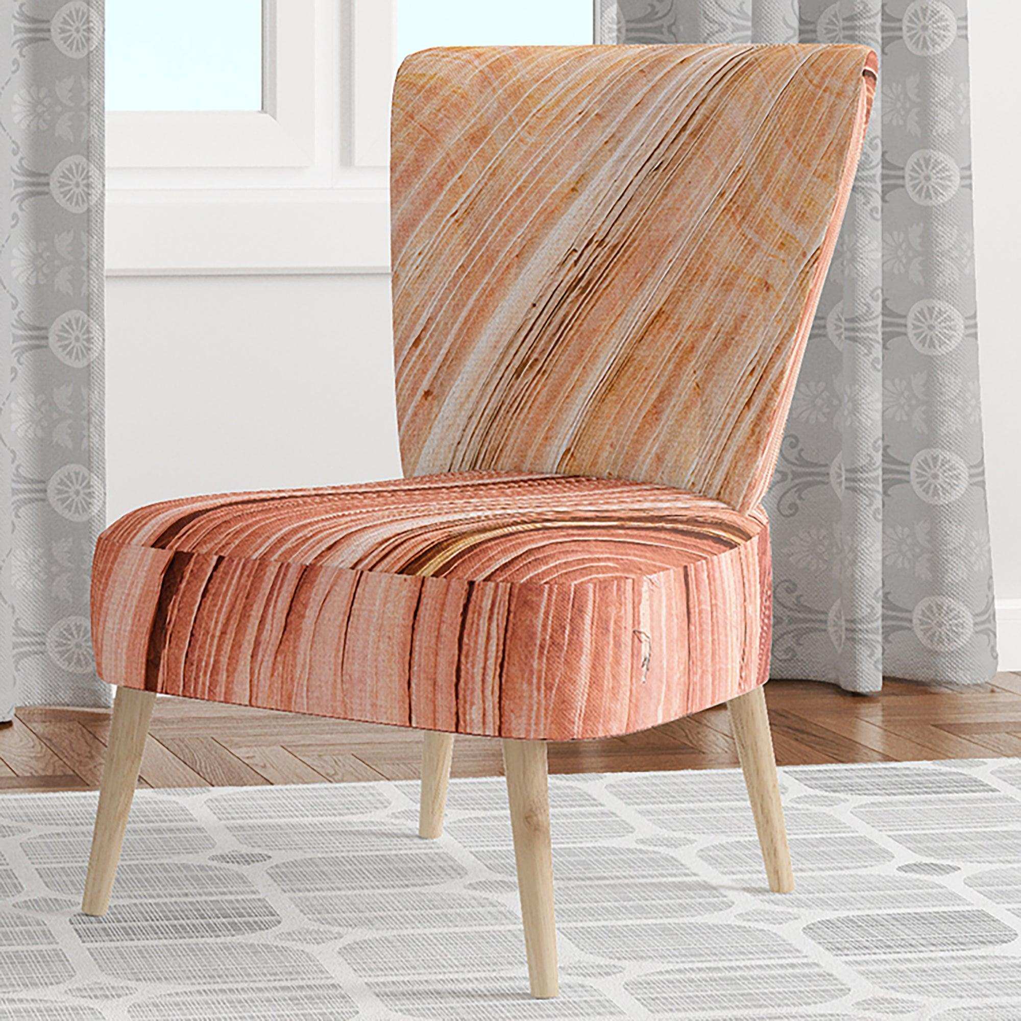Wave Canyon Modern Accent Chair