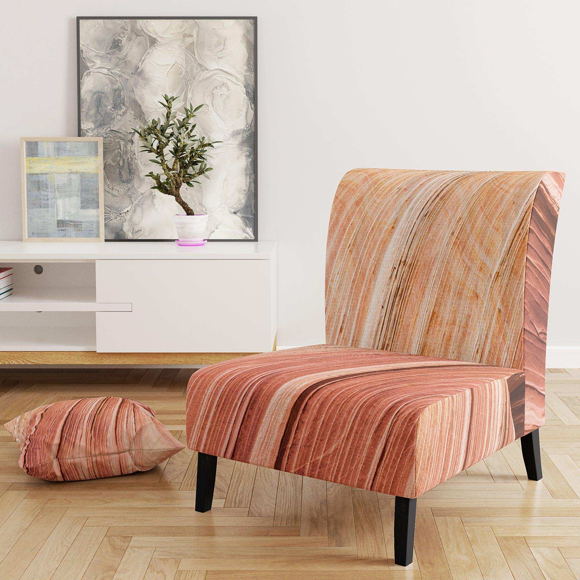 Wave Canyon Modern Accent Chair