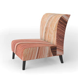 Wave Canyon Modern Accent Chair