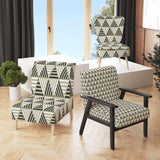 Triangular Retro Design VIII Mid-Century Accent Chair