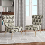 Triangular Retro Design VIII Mid-Century Accent Chair