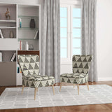 Triangular Retro Design VIII Mid-Century Accent Chair