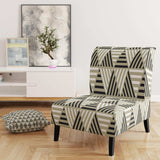 Triangular Retro Design VIII Mid-Century Accent Chair