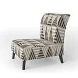 Triangular Retro Design VIII Mid-Century Accent Chair