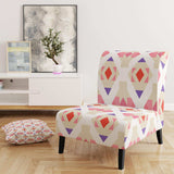 Triangular Retro Design VII Mid-Century Accent Chair