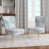 Abstract Retro Design I Mid-Century Accent Chair Side Chair