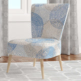 Abstract Retro Design I Mid-Century Accent Chair Side Chair