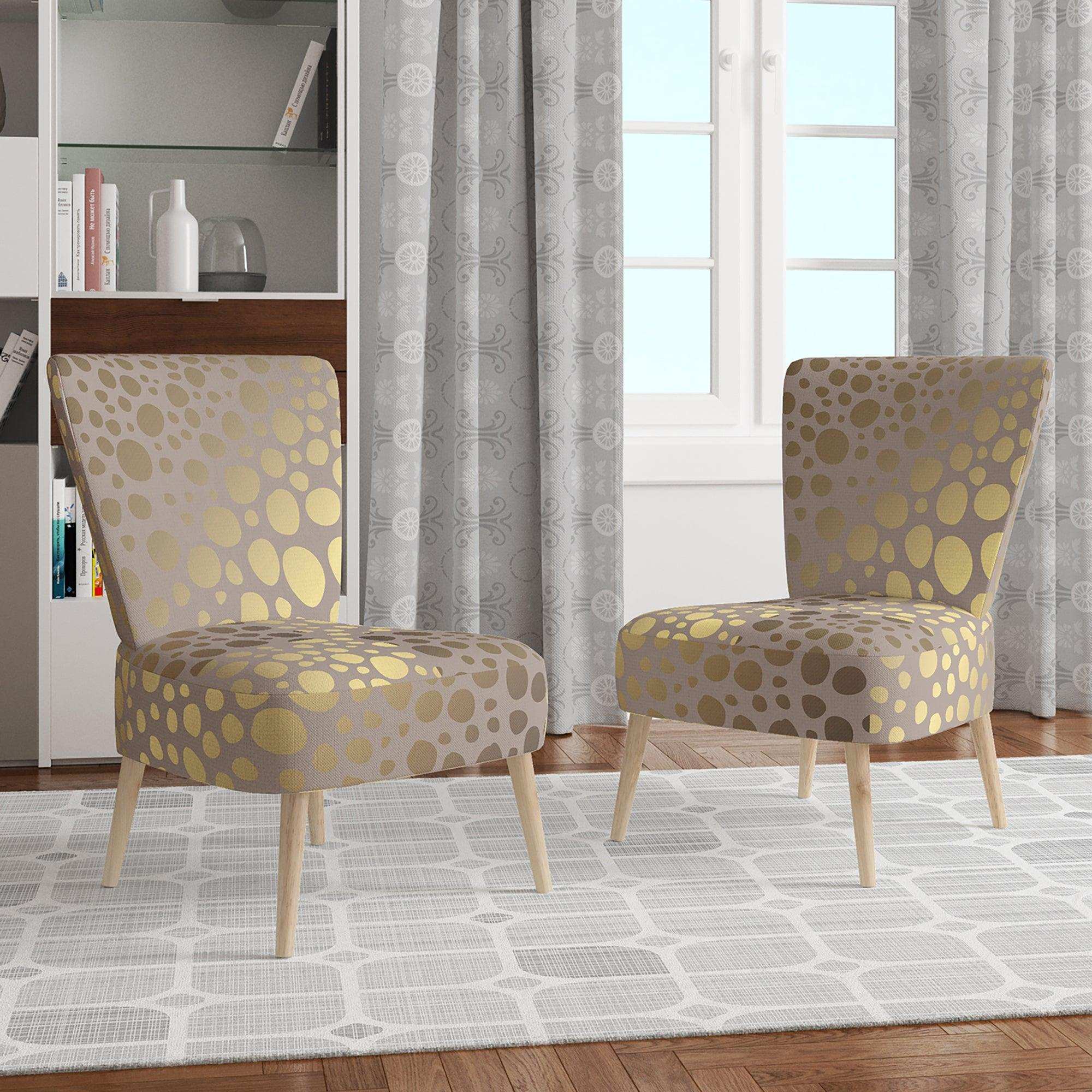 Golden Marble Design III Mid-Century Accent Chair