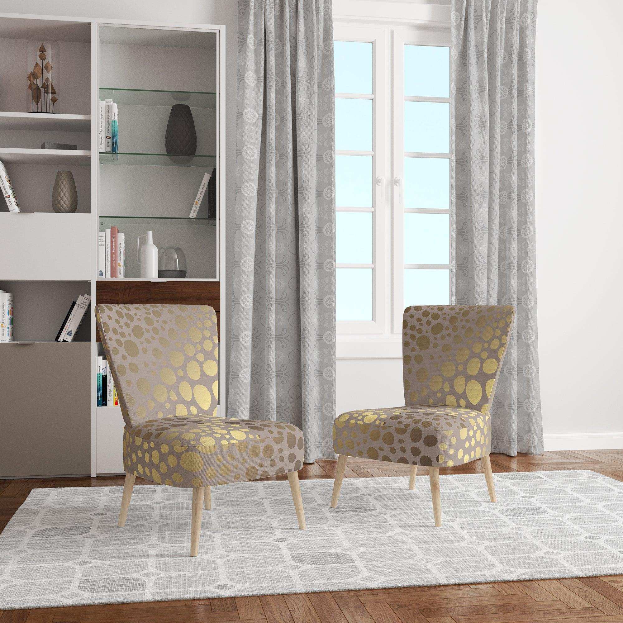 Golden Marble Design III Mid-Century Accent Chair