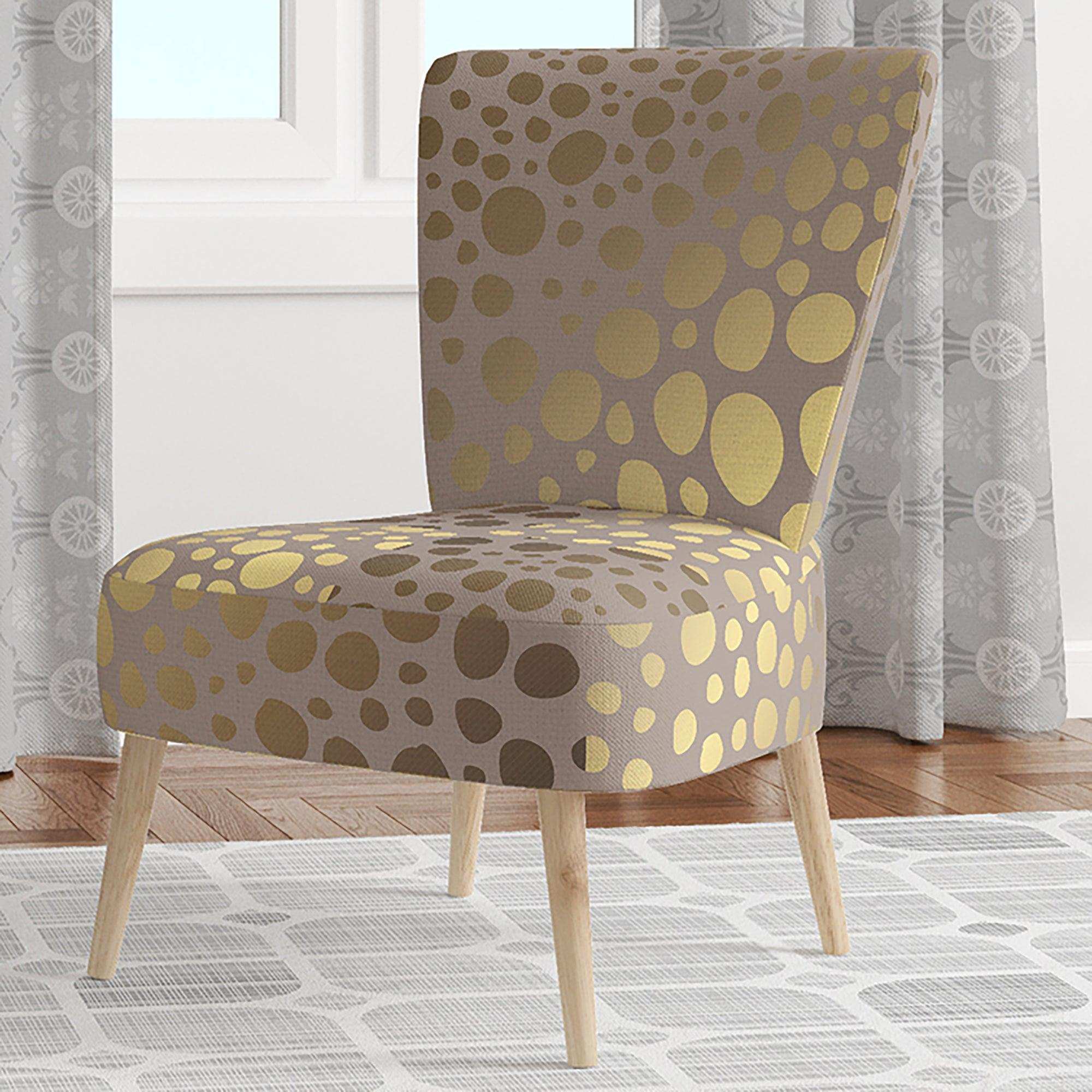 Golden Marble Design III Mid-Century Accent Chair