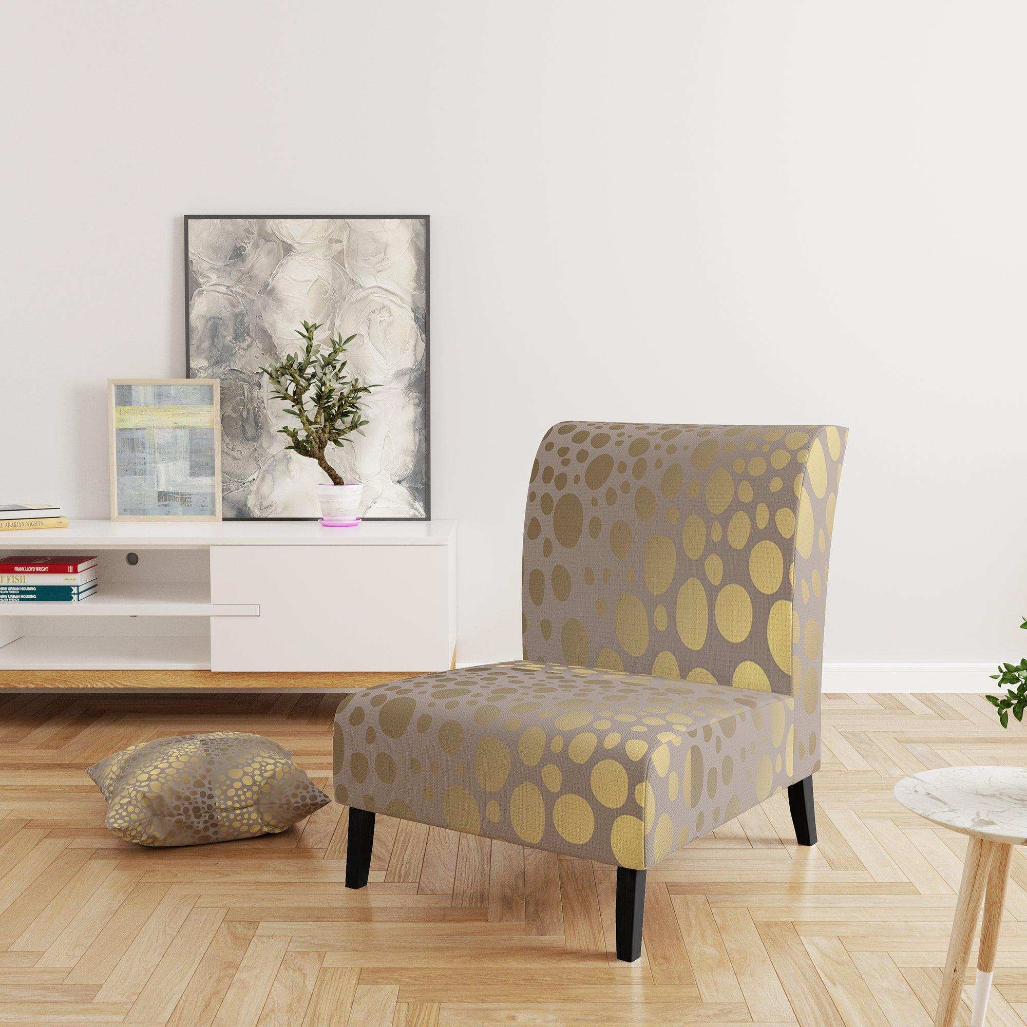 Golden Marble Design III Mid-Century Accent Chair