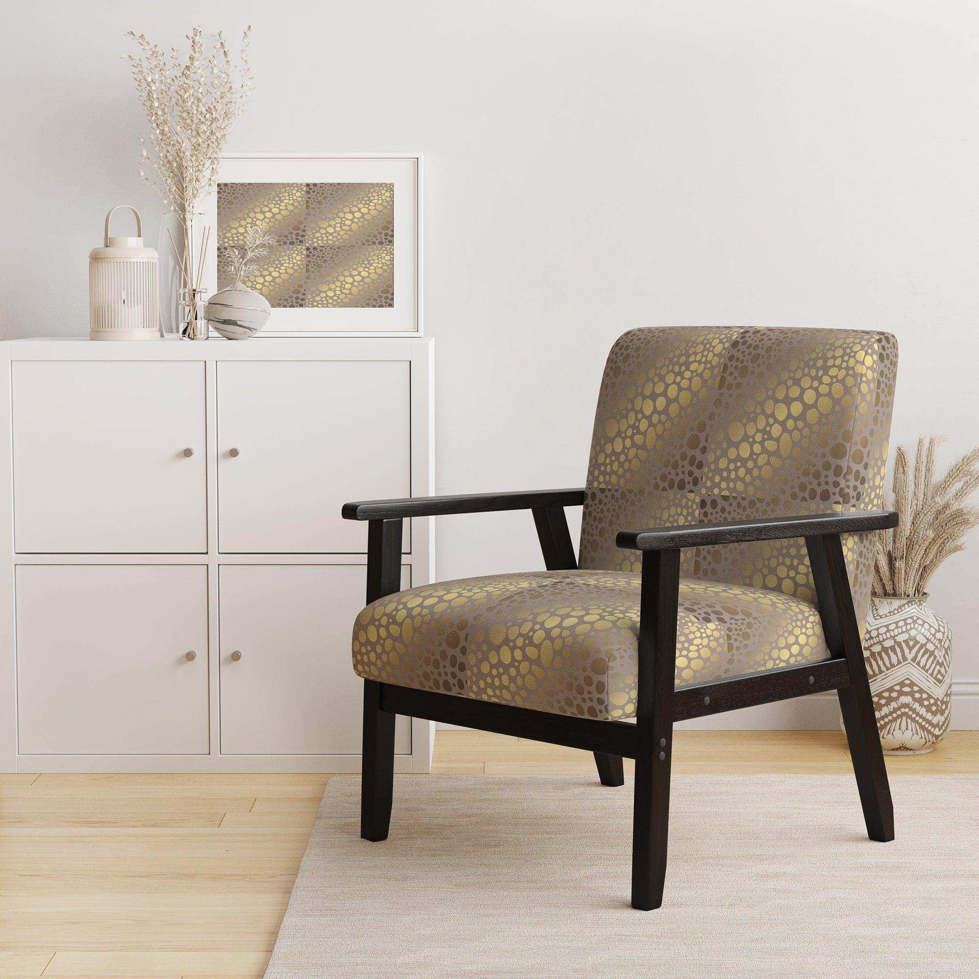 Golden Marble Design III Mid-Century Accent Chair