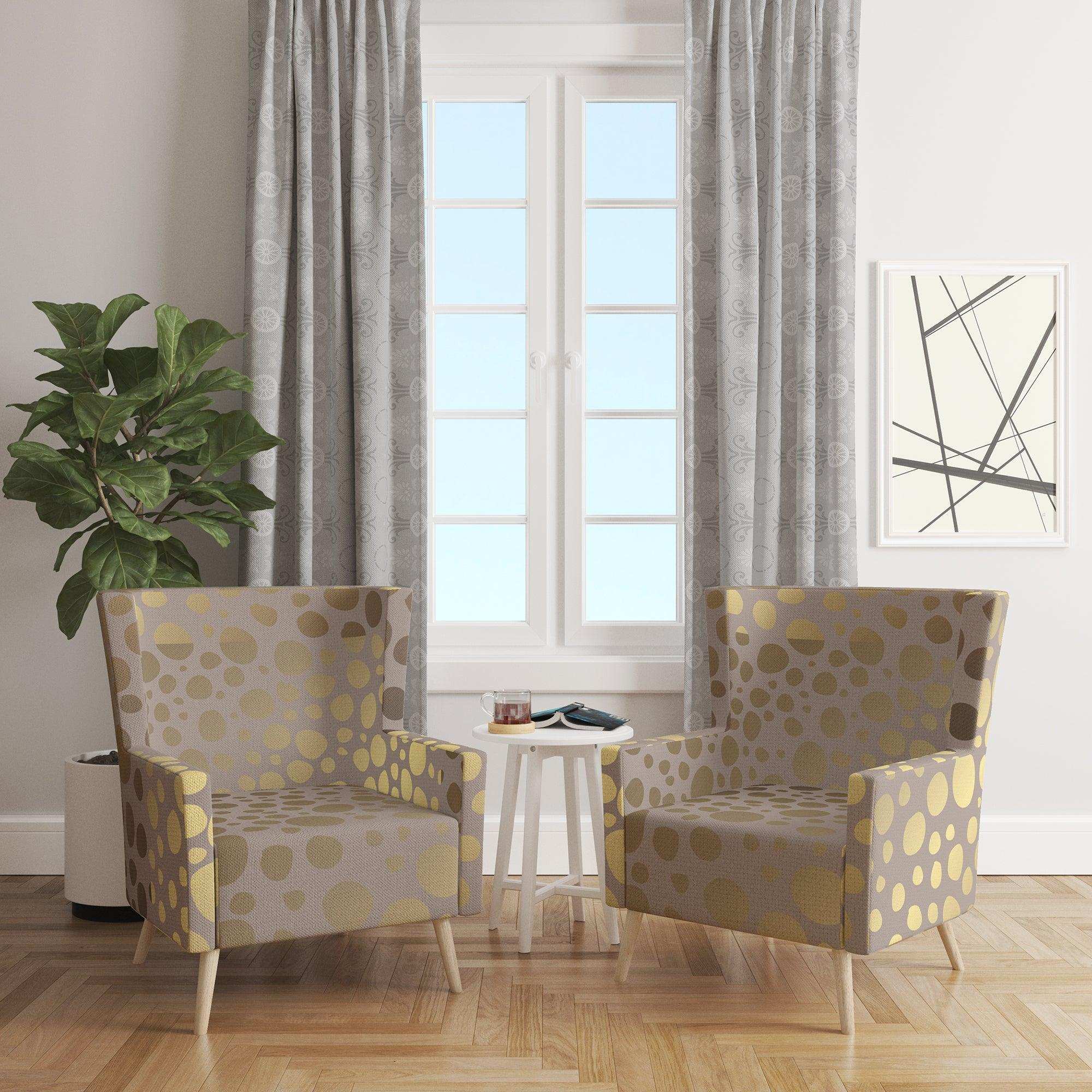 Golden Marble Design III Mid-Century Accent Chair