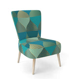 Luxury Retro Drops I Mid-Century Accent Chair